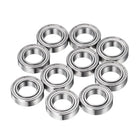 10pcs MR148ZZ Deep Groove Ball Bearings 8x14x4mm Chrome Steel Miniature Bearing Double Shielded Precision Bearings, P5 (ABEC 5)
