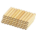 50pcs Brass Round Straight PCB Pillar Female Thread Standoff Spacer M2x3x14mm