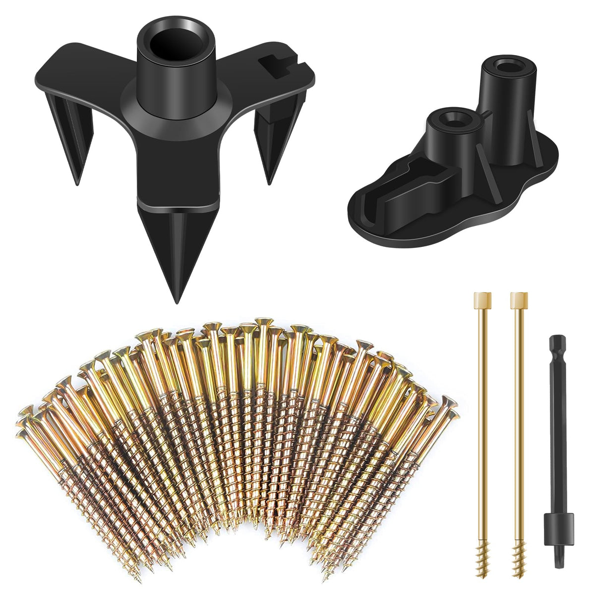 Kit de Reparos para Chão Abafado, Contém 5 Ferramentas e 50 Parafusos