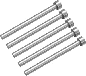 5Pcs Lige Ejector Pins, 6.5mm (0.26") Dia. SKD61 Rundsnegl 100mm (4") Lang til Maskinvedligeholdelse