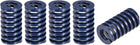 3D Printer Die Spring, 5pcs 22mm OD 40mm Long Spiral Stamping Light Load Compression Mould Die Springs for 3D Printer Electric Part, Blue