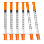 Siringhe da 0.5ml 5/16" 30G, Confezione Individuale Monouso - 100Pz