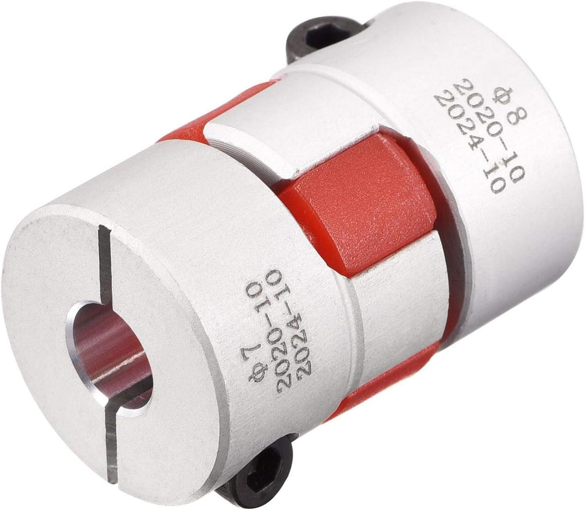 7mm to 8mm Bore L31xD20 Flexible Coupling Jaw Coupler Shaft Joint for Servo Motor