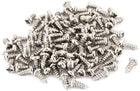 100pcs M2.5 X 6mm Stainless Steel Cross Pan Head Self Tapping Screws Bolts