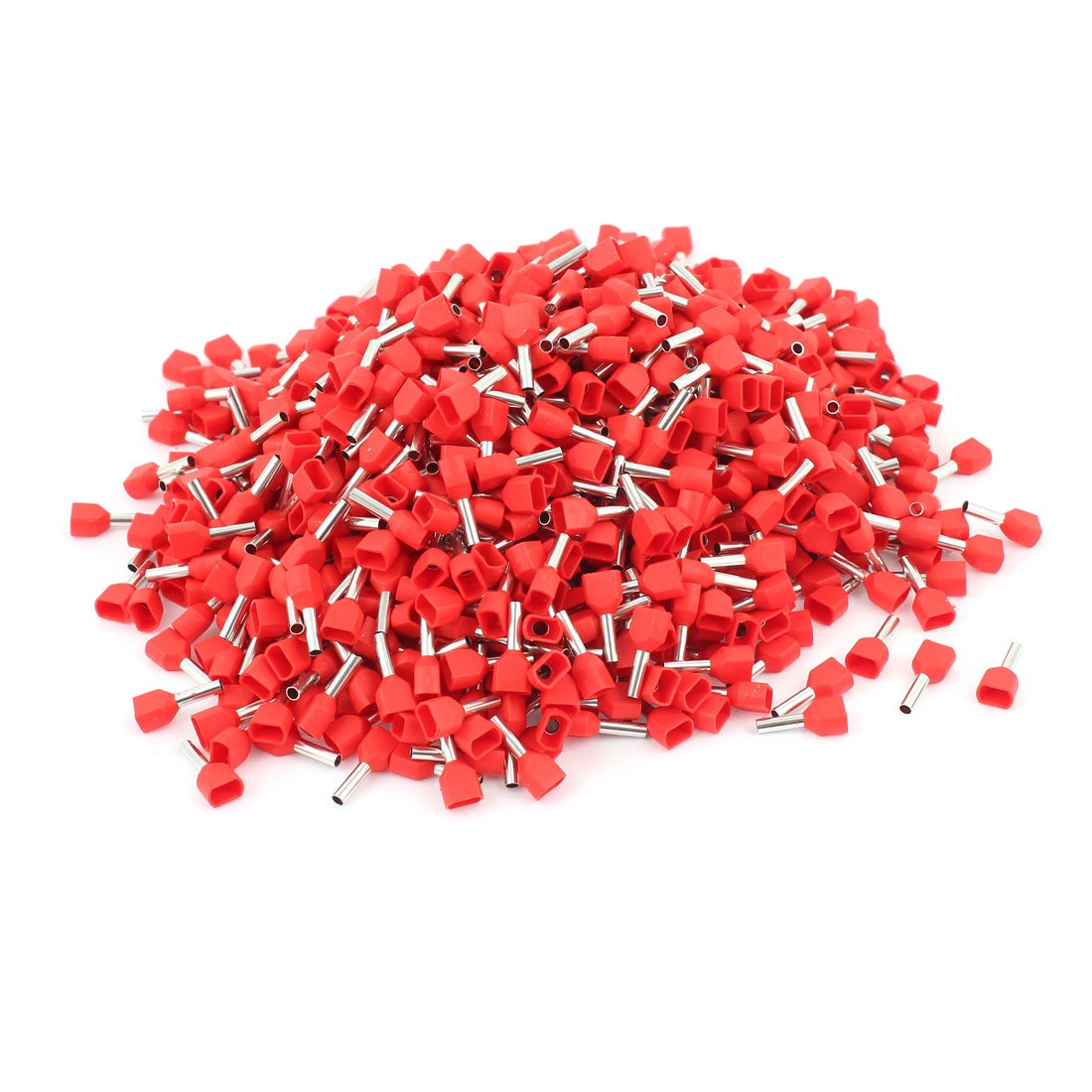 TE1008 Dual Wire Insulated Ferrule Terminal for 2x18 AWG Line with 1000 Piece