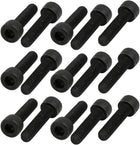 15pcs M6x20mm 12.9 Grade Hex Socket Cap Left Hand Thread Screw Bolt Black