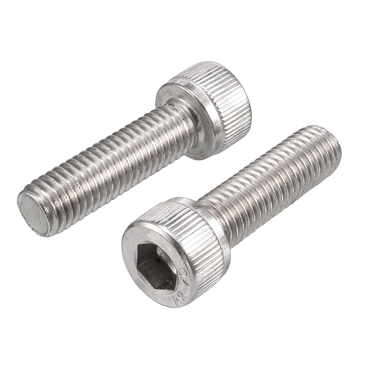 M10x35mm 304 Stainless Steel Left Hand Thread Hex Socket Head Cap Screw Bolt 2pcs