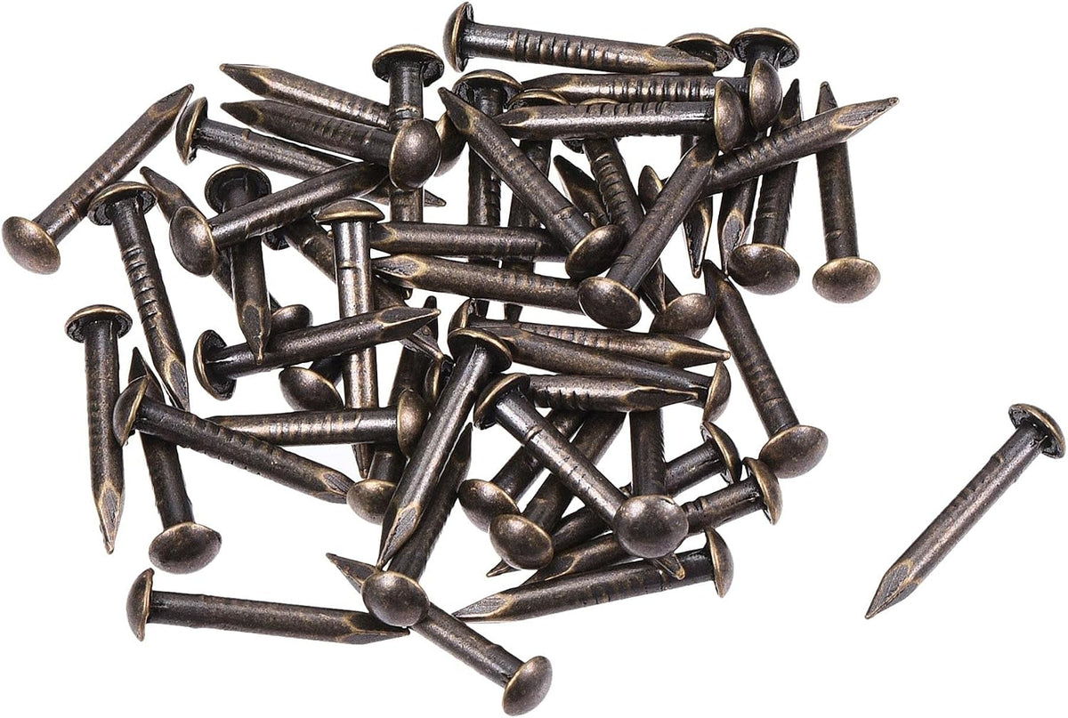 Small Tiny Brass Nails 2x15mm for DIY Wooden Hardware Accessories 50pcs
