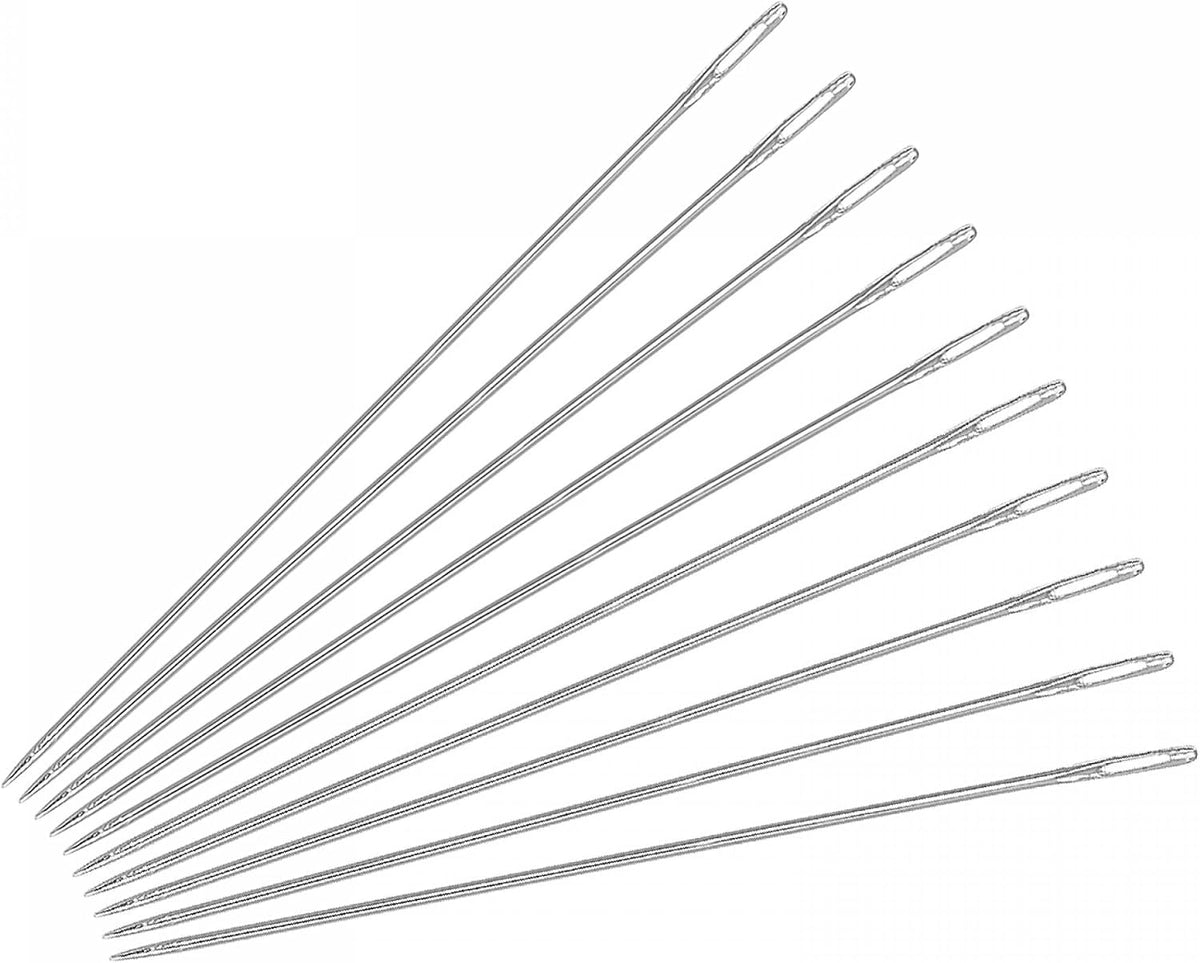 Naalden voor beads fine dun lang recht naaien borduurdraden roestvrijstaal 1.57 inch 100 stuks