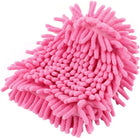 Gant en microfibre pour la nettoyage des voitures, rose