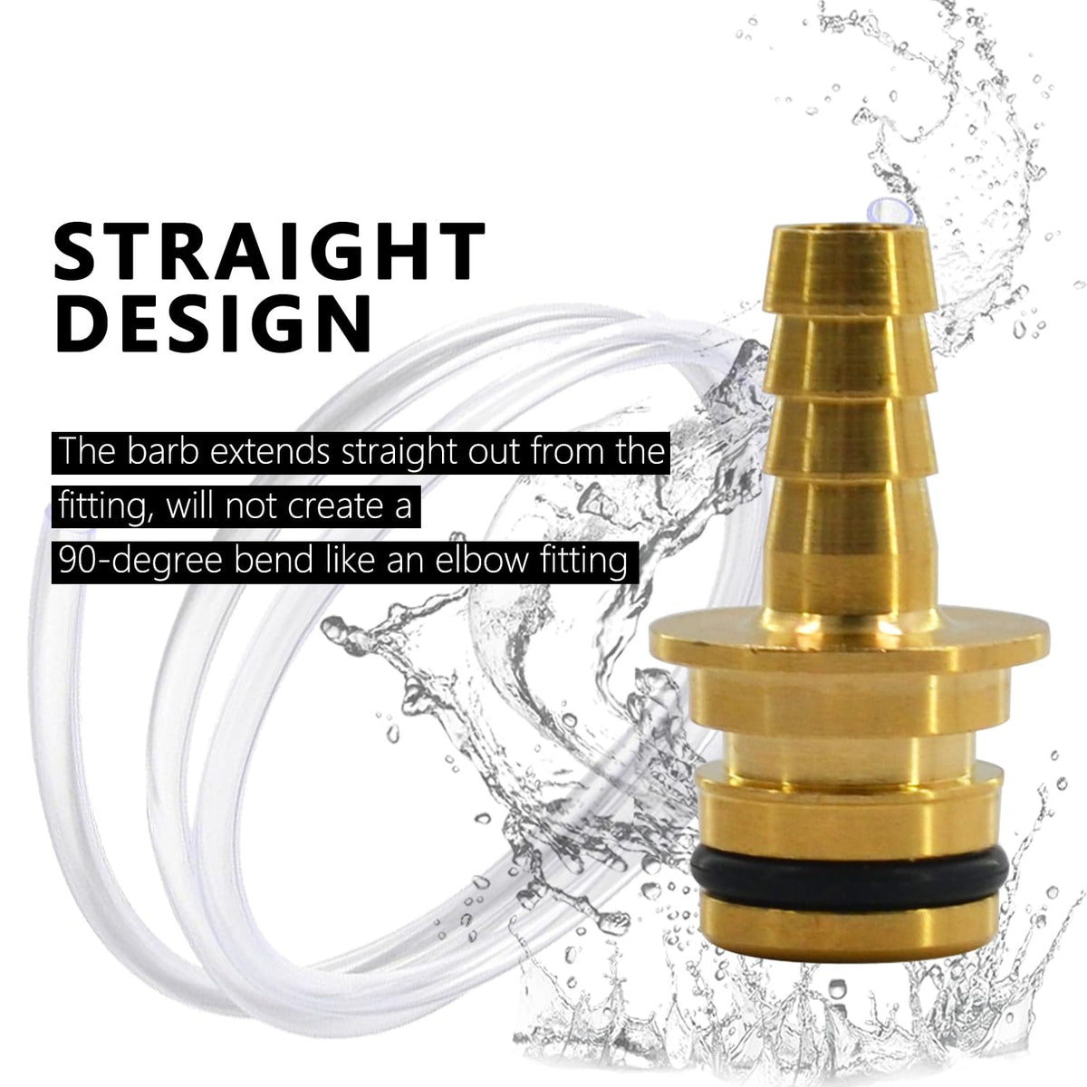 346-5168836 3/8” Hosenrohrhals Stecker passend für Fimco Sprayer
