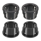 28 Pcs Cable Snap Bushing Grommet, 9/16" Mounting Dia Black Round Nylon Snap in Cable Grommet Protector, Plastic Cable Hole Grommets for Wiring