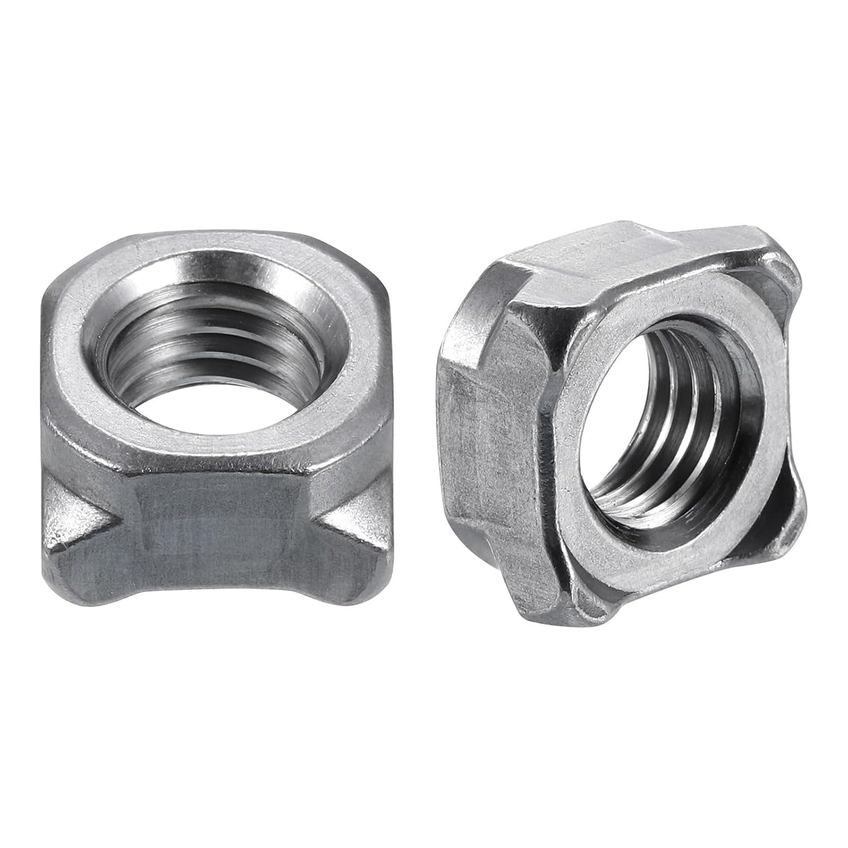 Visseries soudées, M14-1.5 Carré UNC Acier au Carbone Vis Grise 10Pièces