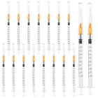 Syringe 1 ml, Syringe Luer Lock 25Ga 1"1cc, 20 sztuk