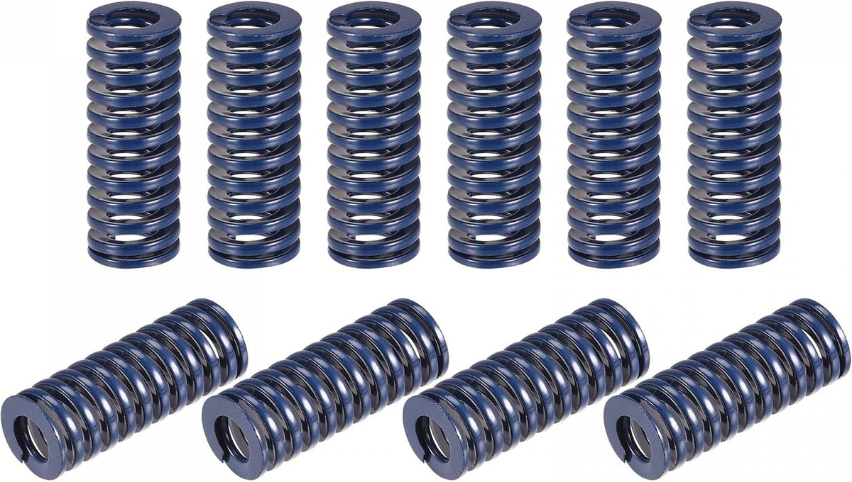 3D Printer Die Spring, 20pcs 14mm OD 35mm Long Spiral Stamping Light Load Compression Mould Die Springs for 3D Printer Electric Part, Blue