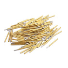 100pcs P75-Q1 1.0mm Dia 16mm Length Metal Spring Pressure Test Probe Needle