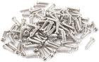 100 Pcs M2.6x10mm Stainless Steel Phillips Round Head Self Tapping Screws Bolts