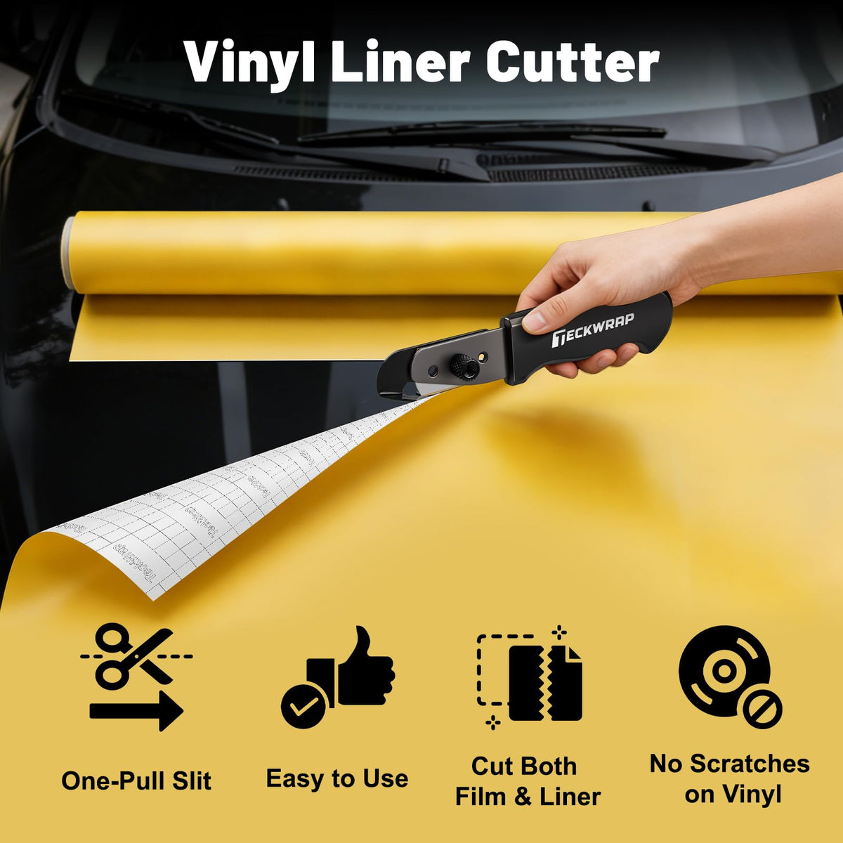 Pemotong Garis Kertas Vinyl Balik LinkMejor untuk Wrap Mobil Vinyl & Proyek DIY