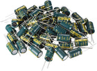 Aluminum Radial Electrolytic Capacitor Low ESR Green w 1500UF 16V 105 Celsius Life 3000H 10 x 17 mm High Ripple Current,Low Impedance 60pcs