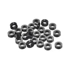 ABS Round Spacer Washer ID 4.2mm OD 7mm L 3mm Plastic Standoff for 3D Printer TV Wall Mounting Electrical Outlet, Black, 300Pcs