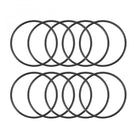 Nitrile Rubber O-Rings 34mm OD 31mm ID 1.5mm Width, Metric Sealing Gasket, Pack of 10