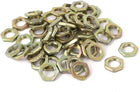 M7x0.75x2mm Carbon Steel Hex Nuts Fastener 50pcs for Screws Bolts