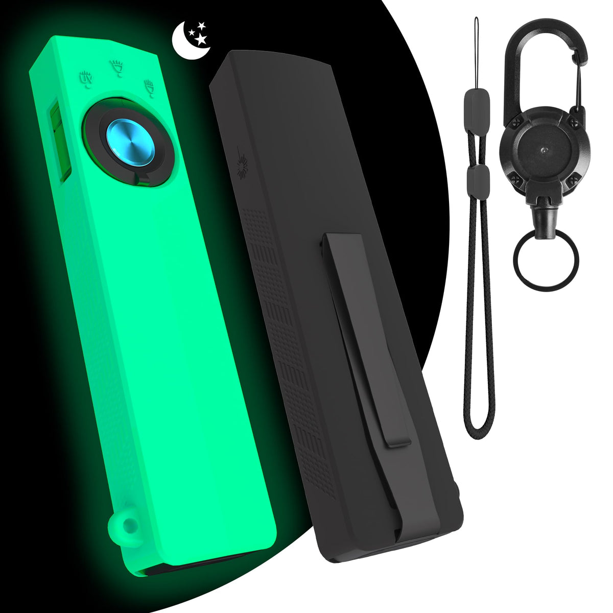 LinkMejor 2 Pack Zakje voor Zaklamp Beschermend Voor Olight ArkPro