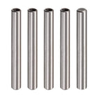 M4 Internal Thread Dowel Pin 5pcs 6x50mm Chamfering Flat Carbon Steel Cylindrical Pin Bed Bookshelf Metal Devices Industrial Pins
