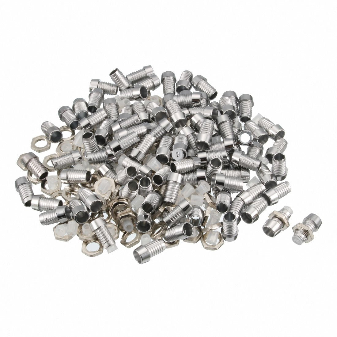 100pcs 3mm LED Lamp Holder Light Bulb Socket Zinc Alloy for Light-emitting Diode Lighting