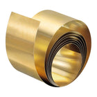 Brass Sheet Roll, 1Pcs 40" x 1.2" x 0.012" H62 Metal Foil Plate for Crafts, Electrical Repairs, Industry