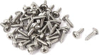 2.6mmx10mm Phillips Flat Head Sheet Self Tapping Screws 50 Pcs