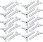 M6x35mm Thread Metal Butterfly Wing Nut Metric Screws Bolt 20pcs