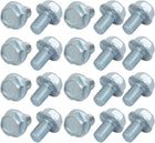 20Pcs 5/16-18 x 1/2 Inch Thread Carbon Steel Hex Serrated Head Flange Screw Bolt