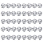 40pcs Aluminum Spacer 5mm Bore x 10mm OD x 5mm Length Screw Standoff Bushing Plain Finish Round Metal Spacer for M5 Screws Bolts and Rods