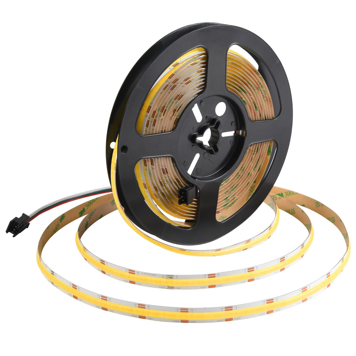 LinkMejor CCT COB LED Strip Lights, alb ajustabil cu dimming 2700K-6500K