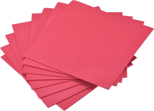 Red EVA Foam Sheets 10 x 10 Inch 3mm Thickness for Crafts DIY Projects, 8 Pcs