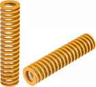 3D Printer Die Spring, 20mm OD 90mm Long 2pcs Spiral Stamping Light Load Compression Mould Die Springs for 3D Printer Electric Part, Yellow