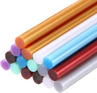Mini Hot Glue Gun Sticks 4-inchx0.28-inch High Sticky Hot Glue Sticks, Metallic 8 Colors 16pcs