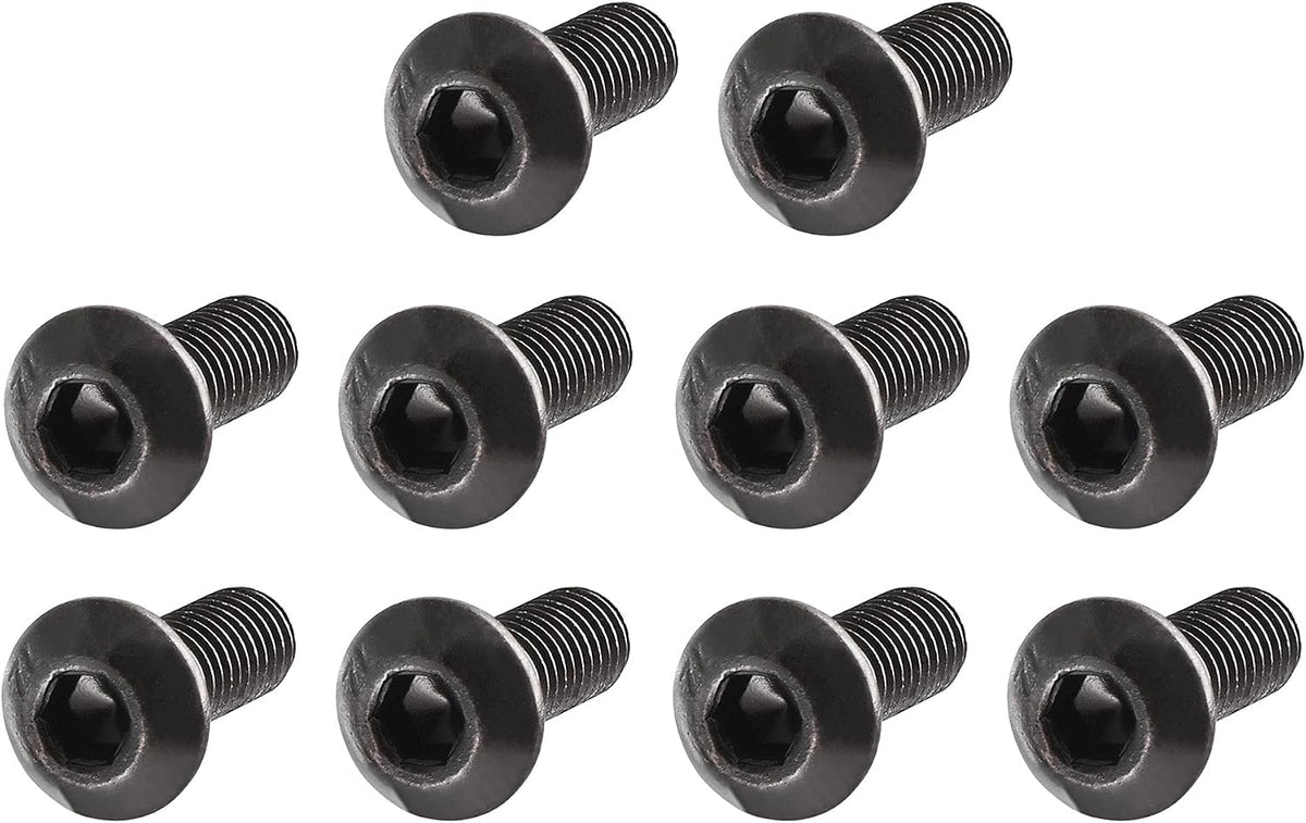 M3x8mm Thread Button Head Hex Socket Cap Screw Bolt 100pcs