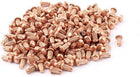 200 Pcs 1/8" x 1/4" Copper Round Head Solid Rivets Knurled Shanks