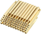 100pcs M3 35+6mm Female Male Thread Brass Hex Standoff Spacer Screws PCB Pillar