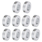 10pcs Set Screw Collars 17mm Bore, Aluminum Shaft Collars, 32mm OD and 10mm Thickness, Set Screw Clamp Collar, Stop Collar for Linear Rod Shaft Guide