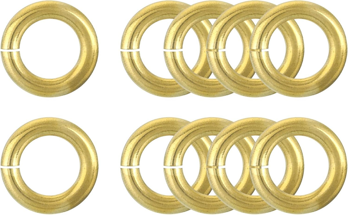 Open Jump Rings, Brass Jump Ring Connectors O Rings for Necklaces Bracelet Jewelry Making Keychain DIY Craft
