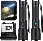 LinkMejor Flashlight LED Durable 2-Pack 90.000 Lumen 5 Mode