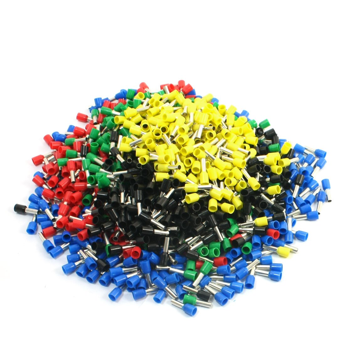 E4009 Pre Insulate Ferrules Terminals with 950 Piece, 12 AWG Wire, Assorted Color