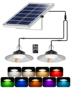 LinkMejor Solar Shed Light com Controle Remoto, Sensor de Movimento, 7000LM, 1 Embalagem