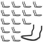 LinkMejor 16 Pack Schwarzes Ring-Design Nagelbrett Halter für Schraubenzieher