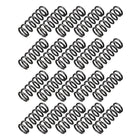 Compression Spring - 1.2mm Wire Dia, 9mm OD, 25mm Free Length Spring Steel Extension Spring,Black,20Pcs