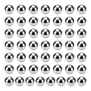 50Pcs 10mm Bearing Balls, 316L Stainless Steel G200 Precision Balls for Bearings Bicycles Casters Automotive Part and DIY (Mirror Polished)