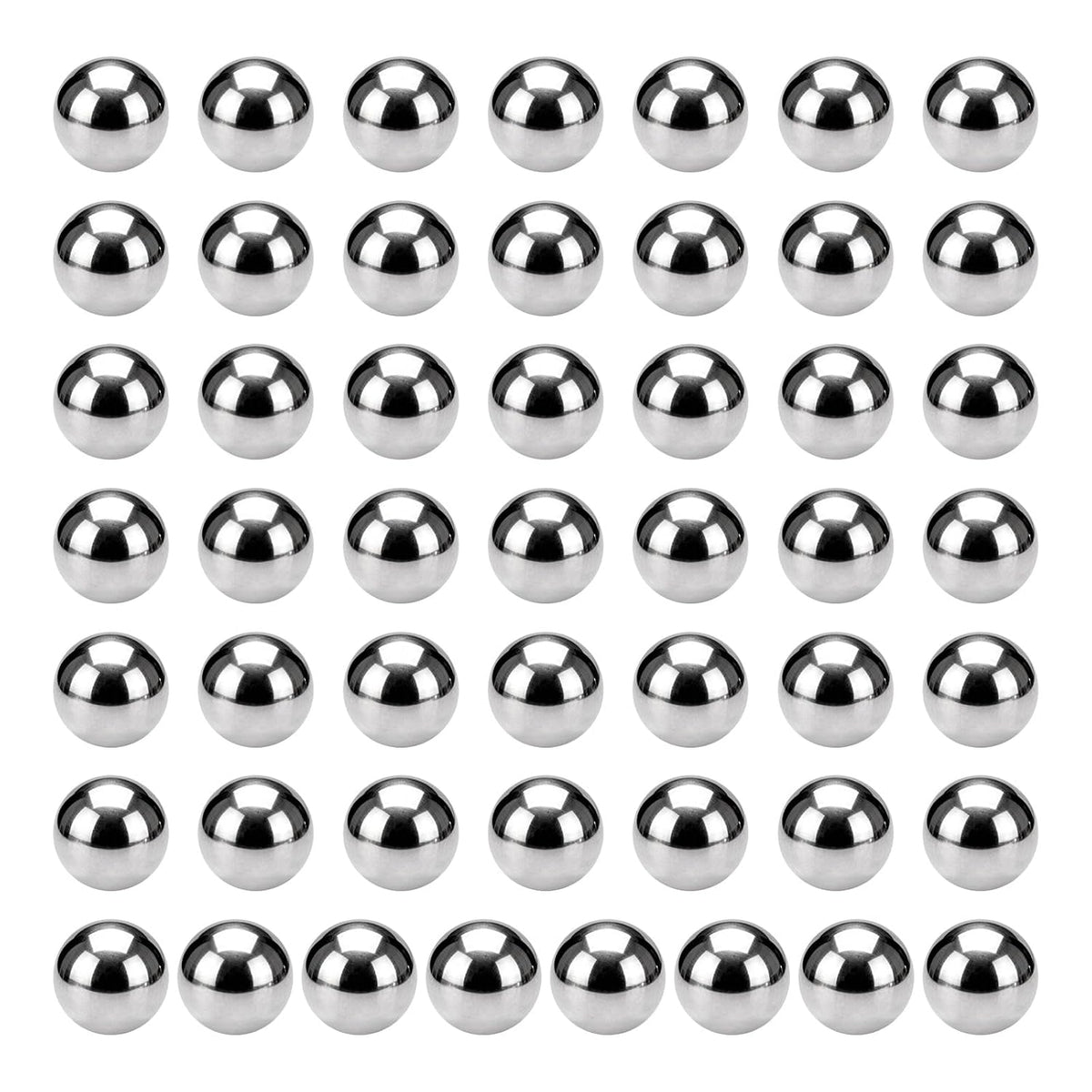 100Pcs 1/4" Bearing Balls, 316L Stainless Steel G200 Precision Balls for Bearings Bicycles Casters Automotive Part and DIY (Mirror Polished)